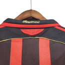 Camisa Milan Home 06/07 Retrô - Vermelha e Preta - Futx Brasil