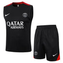 Conjunto PSG Treino Regata 24/25 - Preto - Futx Brasil