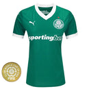 Camisa Palmeiras Feminina Home 25/26 - Verde - Futx Brasil