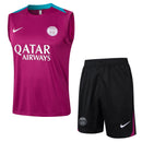 Conjunto PSG Treino Regata 24/25 - Rosa - Futx Brasil