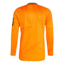 Camisa Real Madrid Away 24/25 Manga Longa - Laranja - Futx Brasil