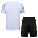 Conjunto Real Madrid Treino 24/25 - Branco Dragão - Futx Brasil