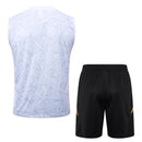 Conjunto Real Madrid Treino Regata 24/25 - Branco - Futx Brasil