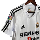 Camisa Real Madrid Home 04/05 Retrô - Branca - Futx Brasil