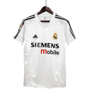 Camisa Real Madrid Home 04/05 Retrô - Branca - Futx Brasil