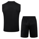 Conjunto Real Madrid Treino Regata 24/25 - Preto - Futx Brasil