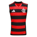 Regata Flamengo Home 25/26 - Preto e Vermelho - Futx Brasil