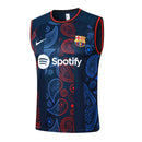 Conjunto Barcelona Treino Regata 24/25 - Vermelho e Azul - Futx Brasil
