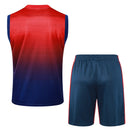 Conjunto PSG Treino Regata 24/25 - Vermelho e Azul - Futx Brasil