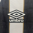 Camisa Santos Away 24/25 - Branca e Preta - C/ Patrocínio - Futx Brasil
