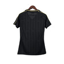 Camisa Santos Charlie Brown Jr. Feminina 2024 - Preta e Dourada - Futx Brasil