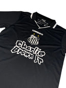 Camisa Santos Charlie Brown Jr. Marginal Alado - Preta - Futx Brasil