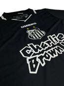 Camisa Santos Charlie Brown Jr. Marginal Alado - Preta - Futx Brasil