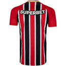 Camisa SPFC Away 25/26 - Vermelha e Preta - Futx Brasil