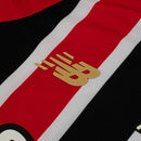 Camisa SPFC Away 25/26 - Vermelha e Preta - Futx Brasil