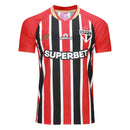 Camisa SPFC Away 25/26 Jogador - Vermelha e Preta - Futx Brasil