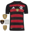 Camisa Flamengo Home 25/26 Jogador - Preta e Vermelha - Futx Brasil
