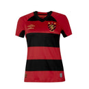 Camisa Sport Feminina Home 25/26 - Vermelha e Preta - Futx Brasil