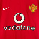 Camisa Manchester United Home 02/03 Retrô - Vermelha - Futx Brasil