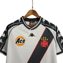 Camisa Vasco Away 2000 Retrô - Branca e Preta - Futx Brasil