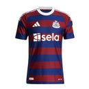 Camisa Newcastle Away 24/25 - Azul e Vermelha - Futx Brasil