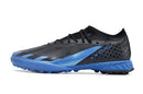 Chuteira Society Adidas X Crazyfast.1 TF Preta e Azul "Bugatti" - Futx Brasil