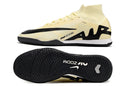 Chuteira Futsal Nike Air Zoom Mercurial Superfly 9 Elite IC Bege e Preta "Mad Ready Pack" - Futx Brasil