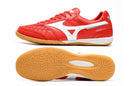 Chuteira Futsal Mizuno Morelia Sala IC Vermelha e Branca - Futx Brasil