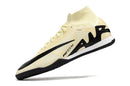 Chuteira Futsal Nike Air Zoom Mercurial Superfly 9 Elite IC Bege e Preta "Mad Ready Pack" - Futx Brasil