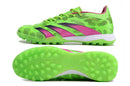Chuteira Society Adidas Predator Elite TF Verde e Rosa - Futx Brasil