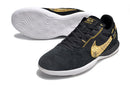 Chuteira Futsal Nike StreetGato IC Preta e Dourada - Futx Brasil