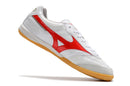 Chuteira Futsal Mizuno Morelia Sala IC Branca e Vermelha My Store