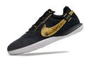 Chuteira Futsal Nike StreetGato IC Preta e Dourada - Futx Brasil