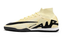 Chuteira Futsal Nike Air Zoom Mercurial Superfly 9 Elite IC Bege e Preta "Mad Ready Pack" - Futx Brasil