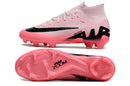 Chuteira Campo Nike Air Zoom Mercurial Vapor 15 Elite FG Rosa e Preto "Mad Brilliance Pack" Cano Alto - Futx Brasil