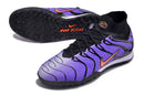 Chuteira Society Nike Air Zoom Mercurial Superfly 9 Elite TF Roxa "Air Max TN" - Futx Brasil