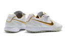 Chuteira Society Nike Retrô Tiempo Legend 7 Elite TF Branca e Dourado R10 - Futx Brasil