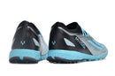 Chuteira Society Adidas X Crazyfast Messi.1 TF Prata e Azul "Infinito" My Store