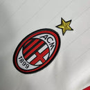 Camisa Milan Away 06/07 Retrô Manga Longa - Branca - Futx Brasil