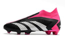 Chuteira Campo Adidas Predator Accuracy+ FG Rosa e Preto "Own You Football Pack" - Futx Brasil