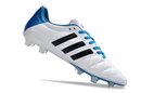 Chuteira Campo Adidas AdiPure 11 Pro FG Branca e Azul "Toni Kroos" - Futx Brasil