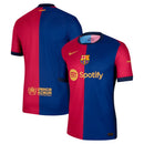 Camisa Barcelona Home 24/25 Jogador - Azul e Vermelha - Futx Brasil
