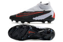 Chuteira Campo Nike Phantom GX DF Elite FG Branca, Preta e Vermelha - Futx Brasil