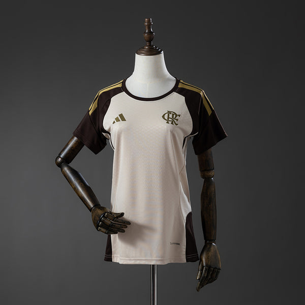 Camisa Flamengo Treino 26/27 Feminina - Bege