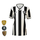 Camisa Botafogo Feminina Home 24/25 - Preta e Branca - Futx Brasil