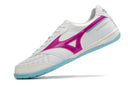 Chuteira Futsal Mizuno Morelia Sala IC Branca, Rosa e Azul My Store