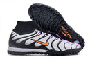 Chuteira Society Nike Air Zoom Mercurial Superfly 9 Elite TF Branca, Roxa e Preta - Futx Brasil