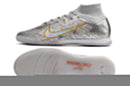 Chuteira Futsal Nike Air Zoom Mercurial Superfly 9 Elite IC Prata "Anniversary Pack" - Futx Brasil