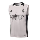 Conjunto Real Madrid Treino Regata 24/25 - Cinza Claro - Futx Brasil