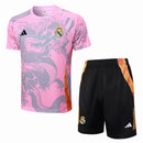 Conjunto Real Madrid Treino 24/25 - Rosa Dragão - Futx Brasil